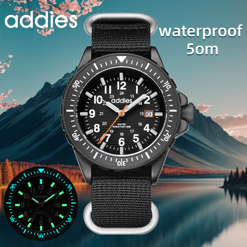 Rolex Watch Submariner - ADDIES 2026 Neue Herren-Sportuhr mit Quarzwerk,