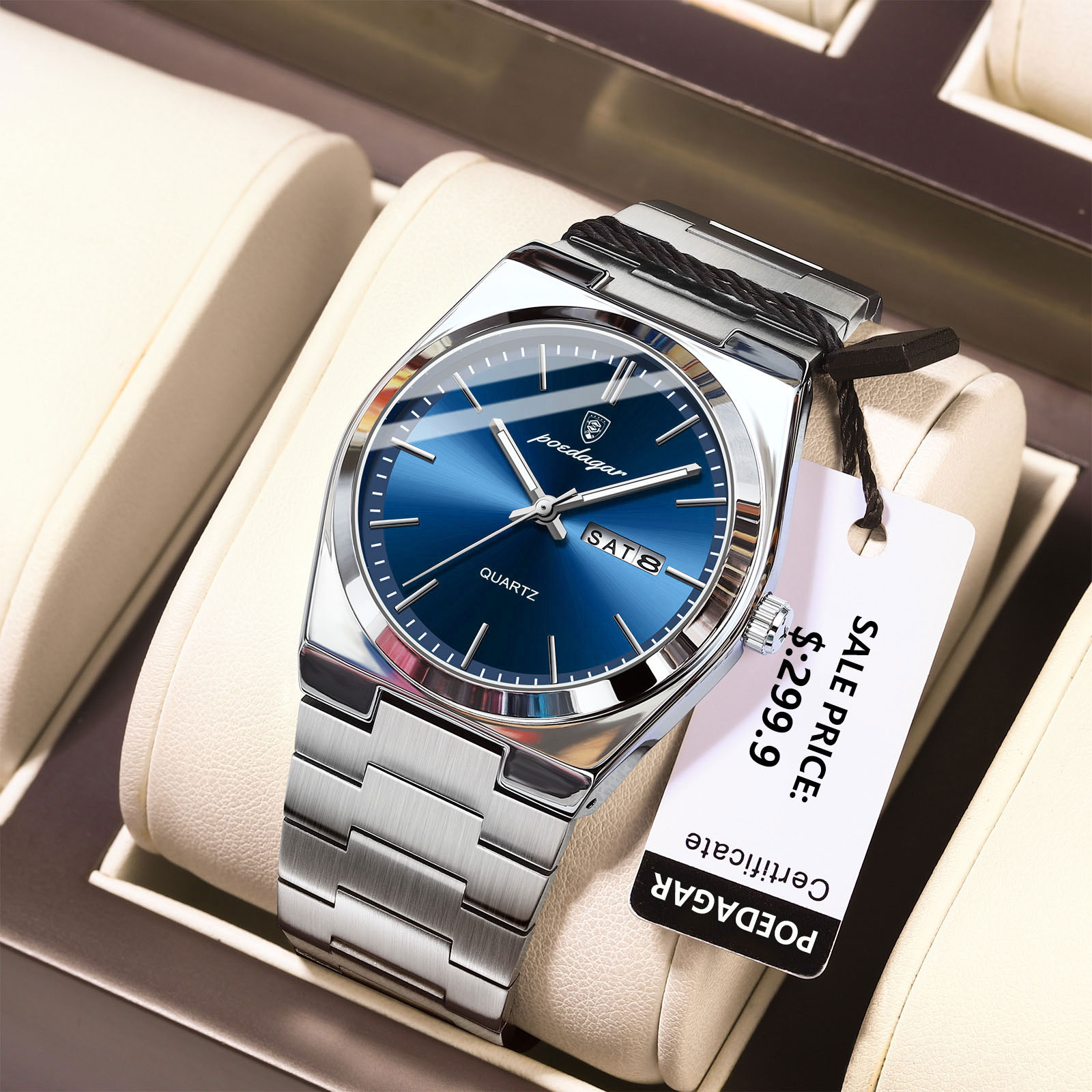 POEDAGAR Luxus Uhren Für Männe – Patek Philippe Watch Nautilus Bewertung und Preis