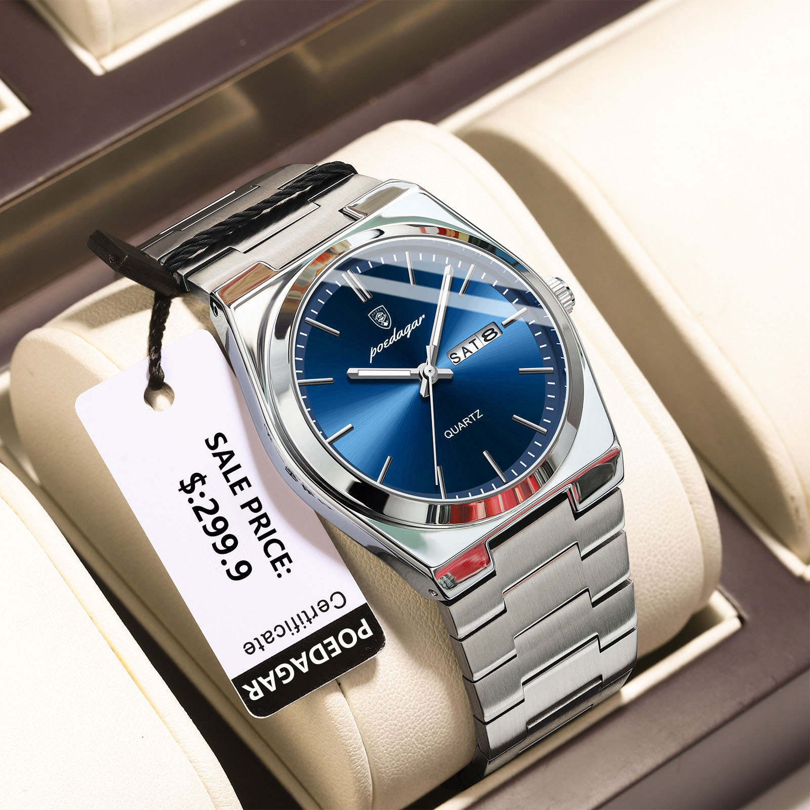 POEDAGAR Luxus Uhren Für Männe – Patek Philippe Watch Nautilus Bewertung und Preis