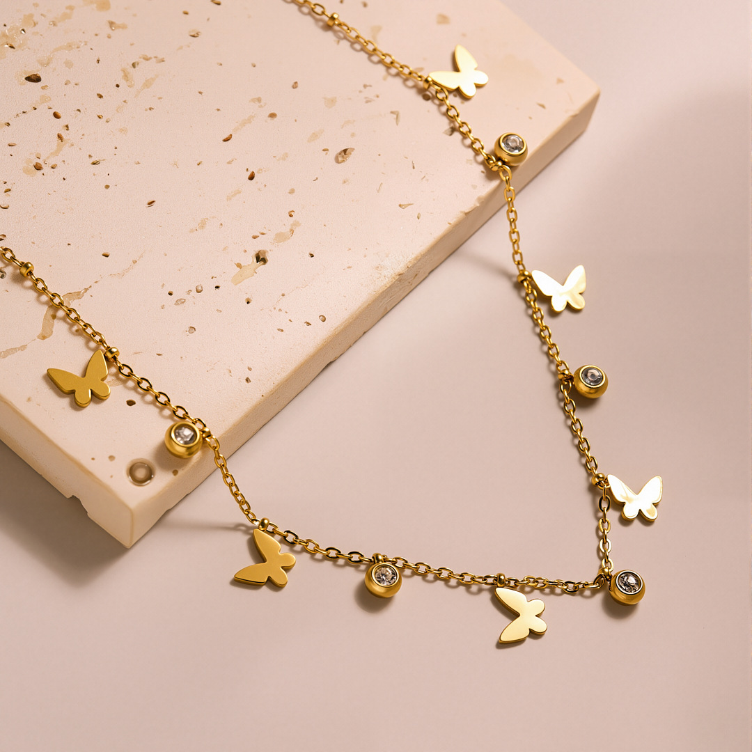 CZ Schmetterlings-Quasten-Hals – Butterfly Clasp Deployant Bewertung und Preis