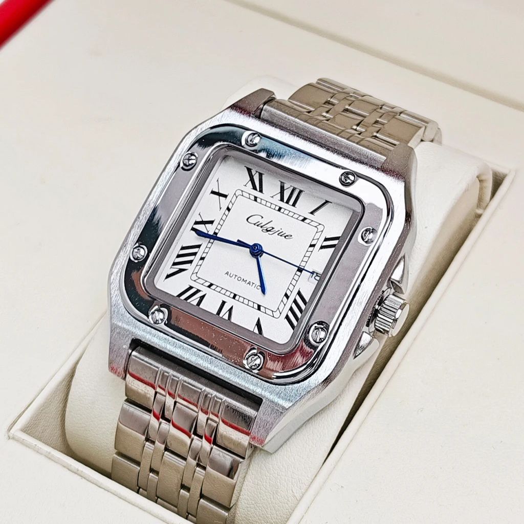 Luxuriöse Herren-Businessuhr,  – Cartier Watch Tank Bewertung und Preis